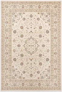 cream patterened victorian rug for living room