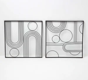 metal artwork for wall in living room