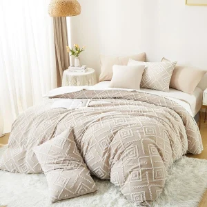 beige boho bedding for bedroom