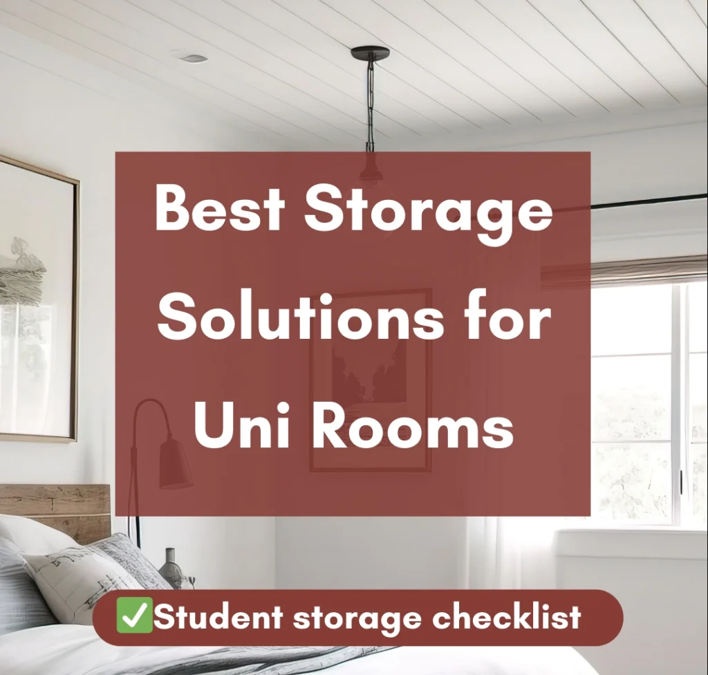 best storage solutions for uni rooms