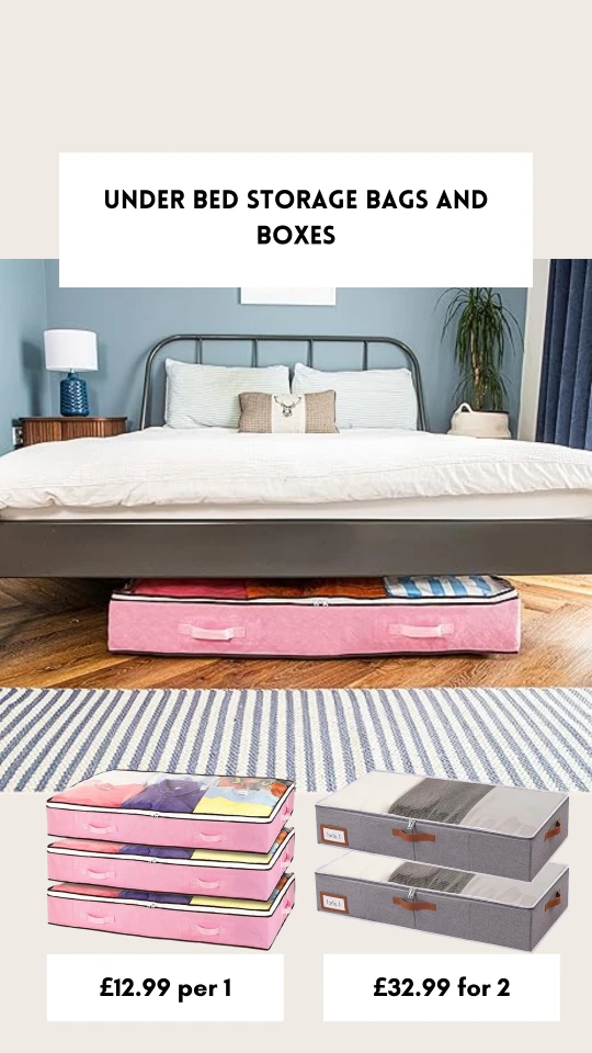 uni room storage ideas - under bed storage