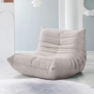 white bean bag chair for living room