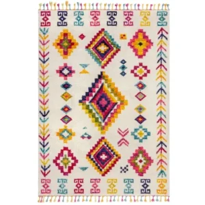 boho colourful bedroom rug