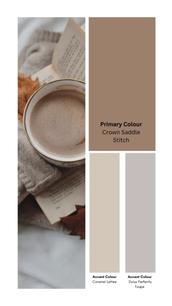 brown and neutral colour scheme for autumn aesthetic