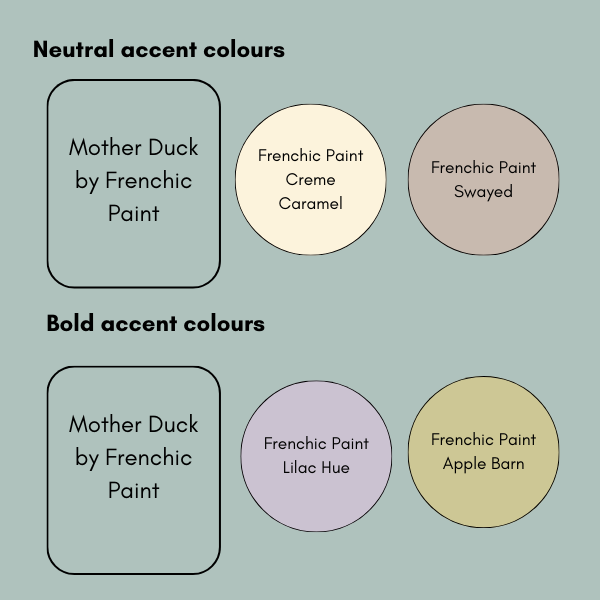 colours that go with duck egg blue frenchic paint