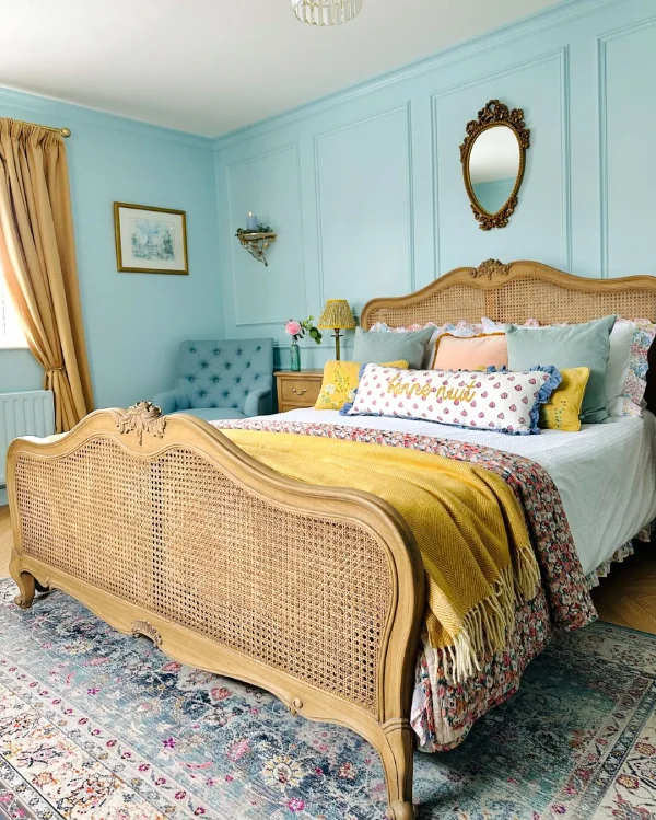 duck egg blue bedroom victorian design