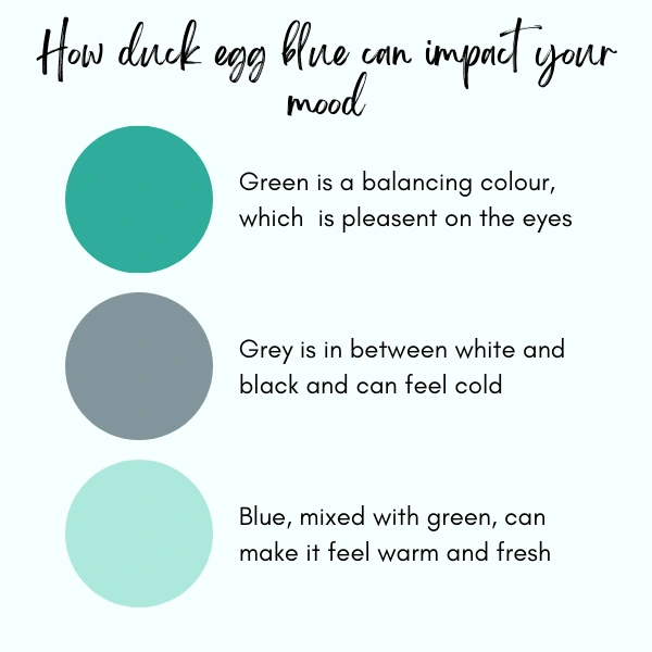 how duck egg blue affects our mood - colour phsycology