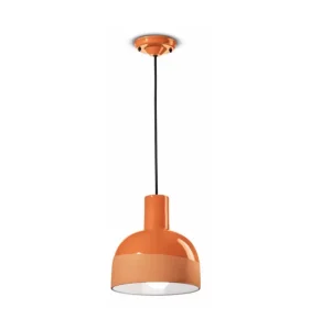 orange pendant lamp for bedroom