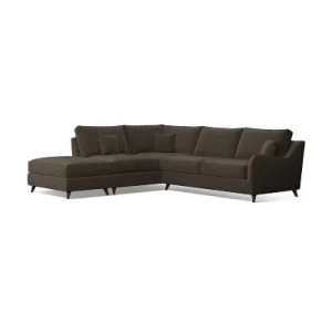 charcoal corner sofa for neutral living room