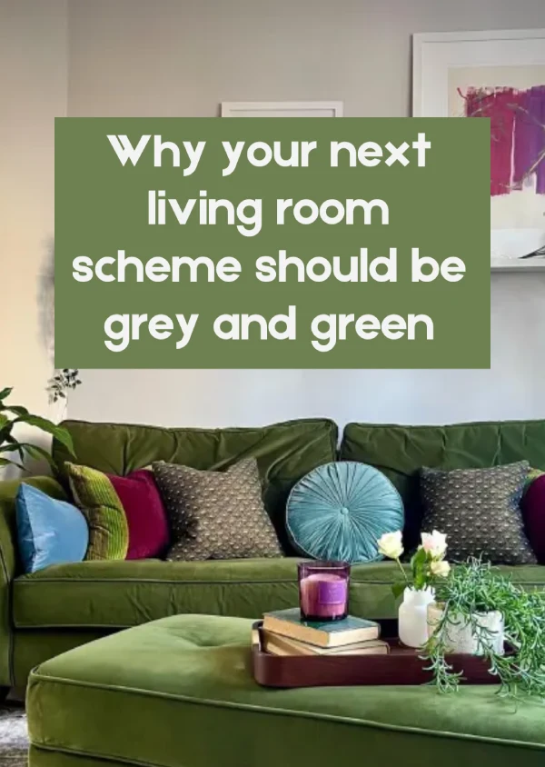 green and grey living room ideas