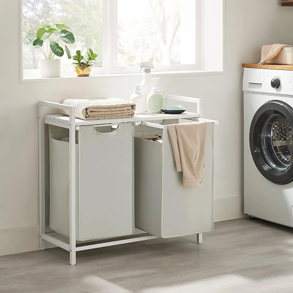 laundry basket station system idea