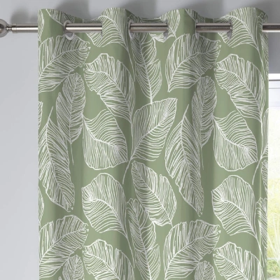 Green Leaf Curtains for living room