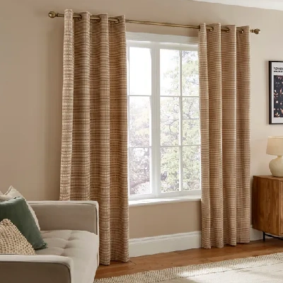 beige curtains for scandinavian living room