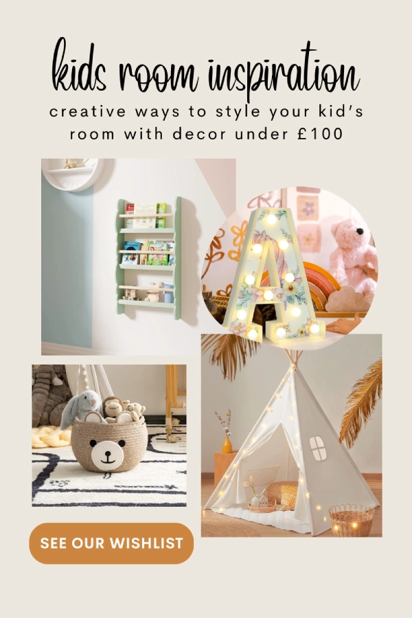 kids room inspiration under £100