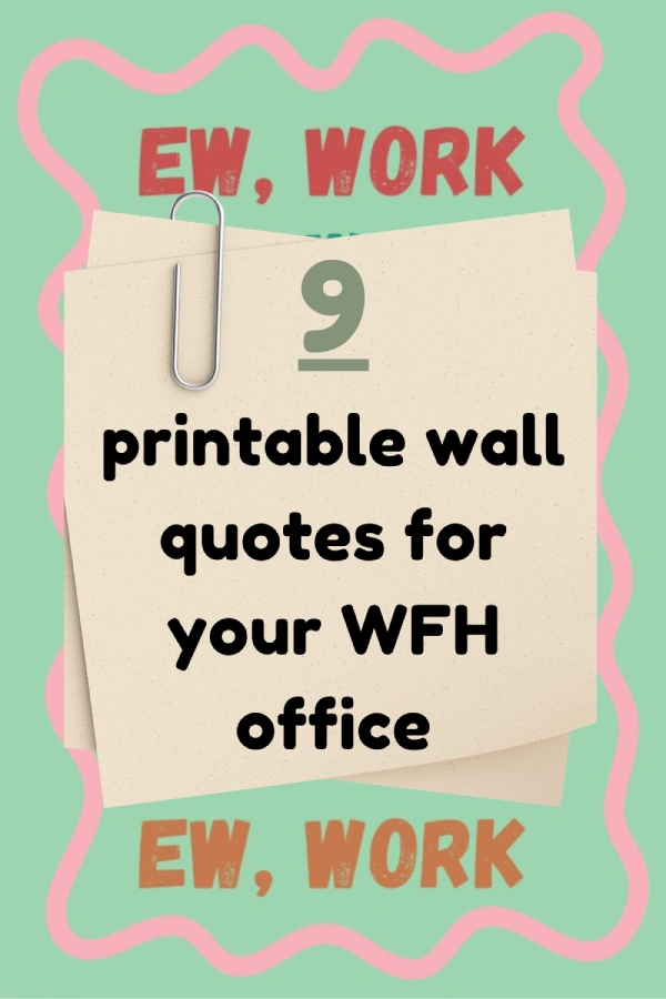 printable artwork for home office for free