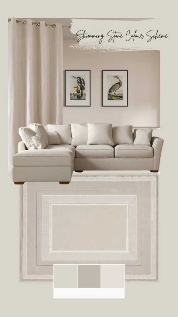 cream sofa to go with skimming stone farrow and ball