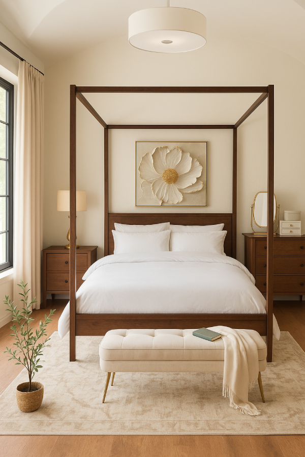 dulux summer linen bedroom idea