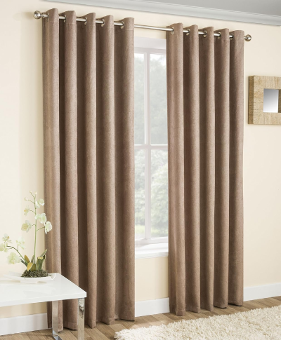 latte curtains for a coastal theme living room