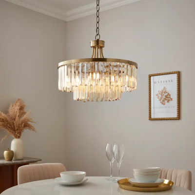 gold chandelier for living room