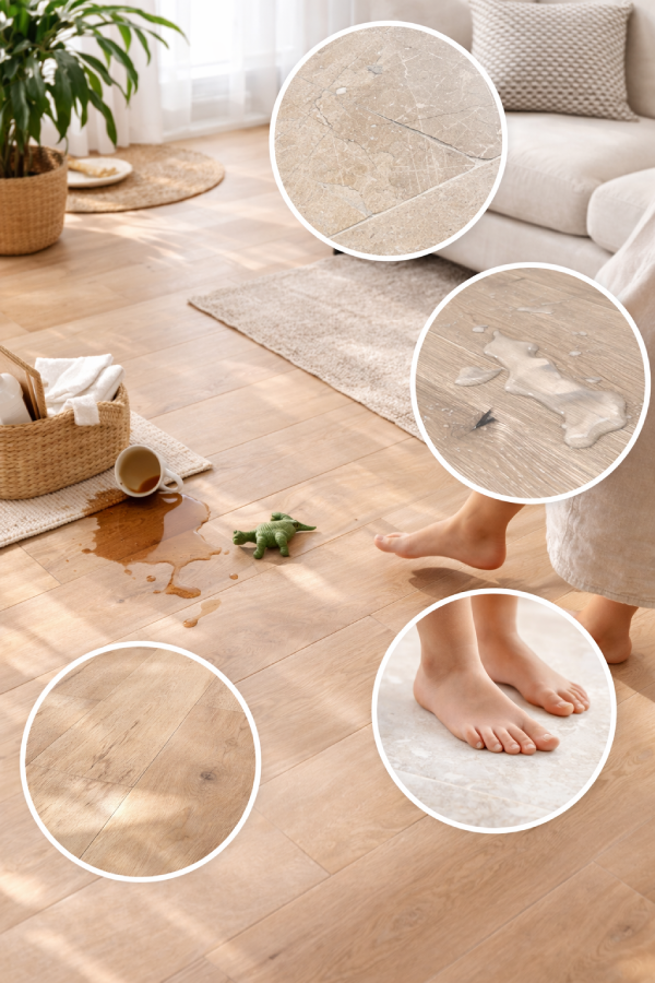 best flooring options for spills and families