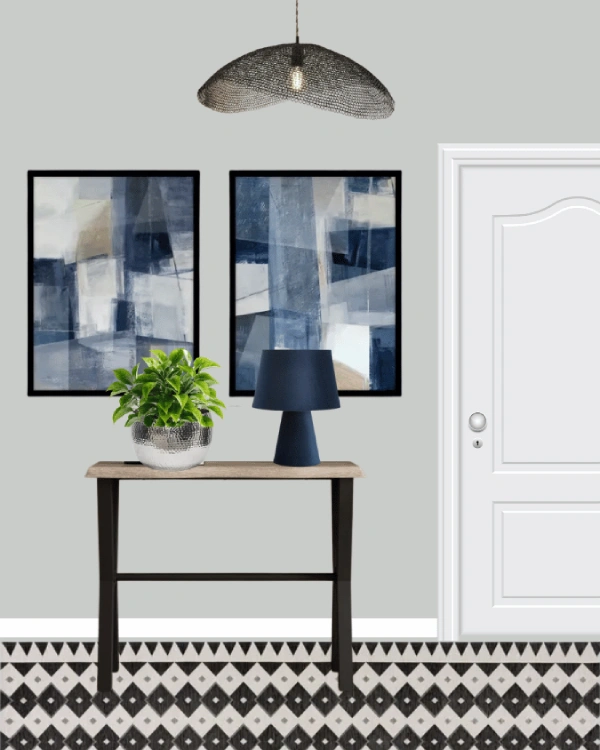 dulux goose down hallway idea - mood board 2