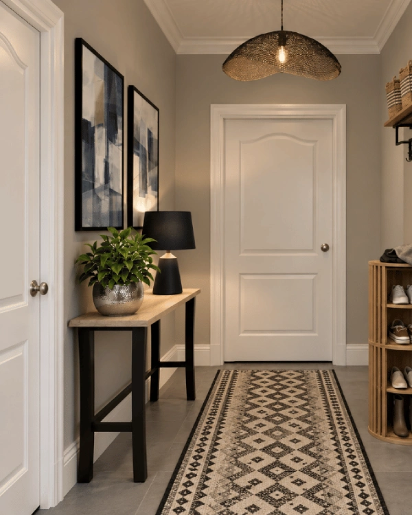 dulux goose down hallway idea