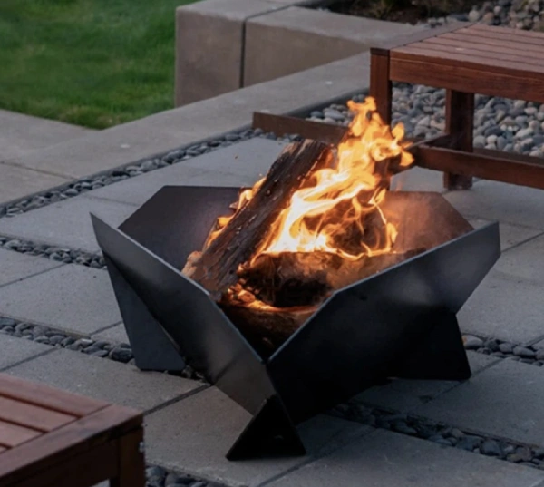 patio firepits for small gardens